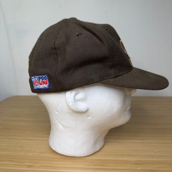 Vintage Apex One NFL Pro Line Cleveland Browns Brownie Elf Hat Snapback Cap 90s - Picture 2 of 11